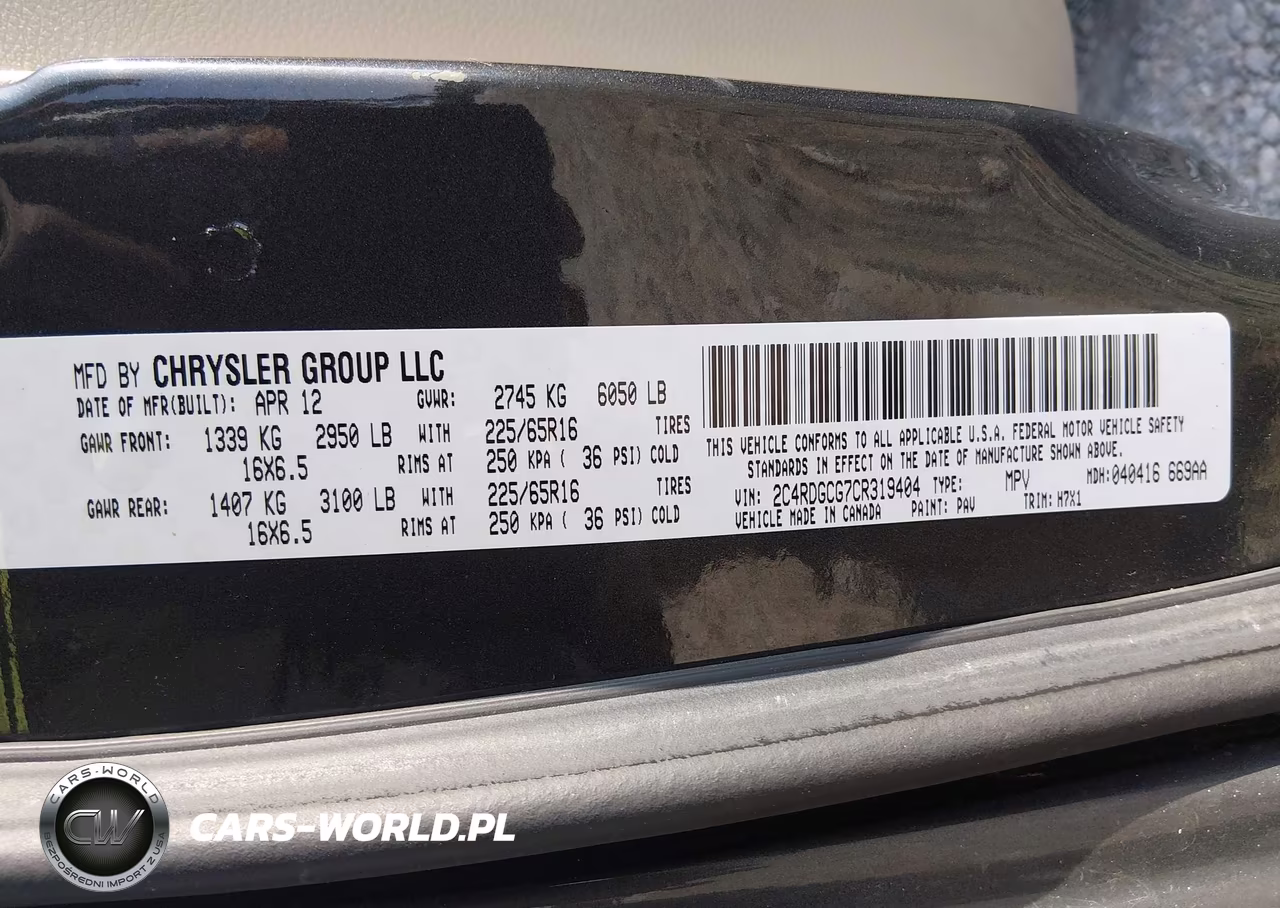 2012 Dodge Grand Caravan Sxt VIN:2C4RDGCG7CR319404 - 9