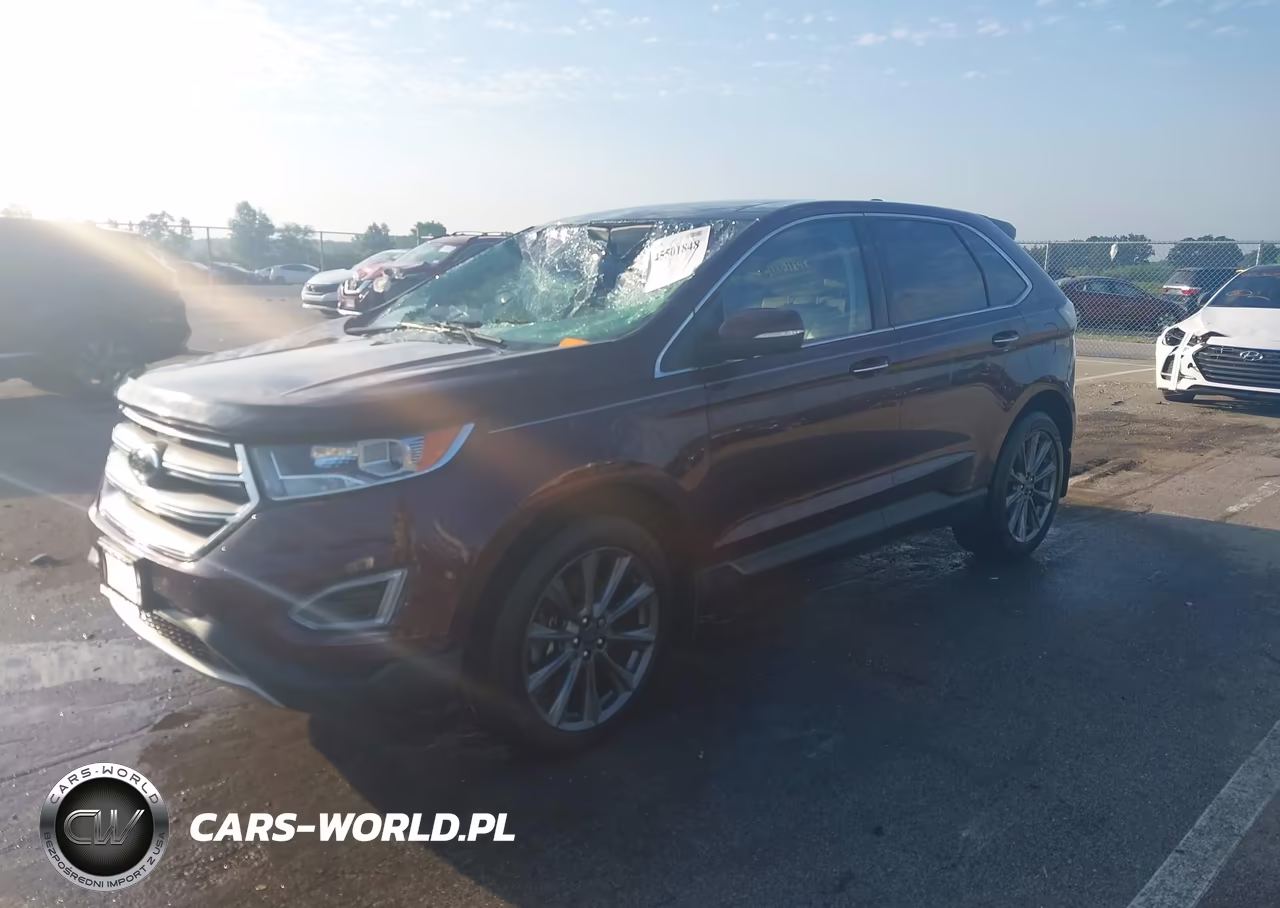 2017 Ford Edge Titanium VIN:2FMPK4K91HBC21088 - 2