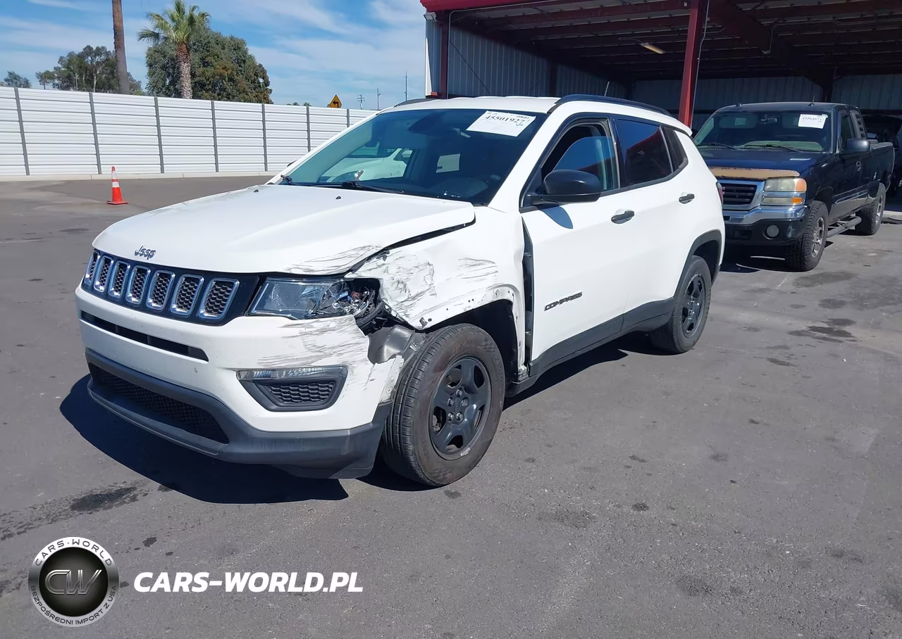 2018 Jeep Compass Sport Fwd VIN:3C4NJCAB8JT212895 - 2