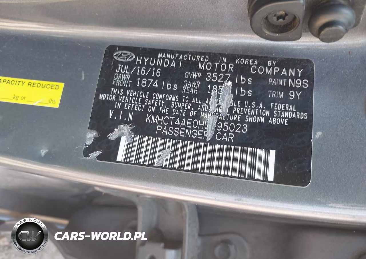 2017 Hyundai Accent Se VIN:KMHCT4AE0HU195023 - 9