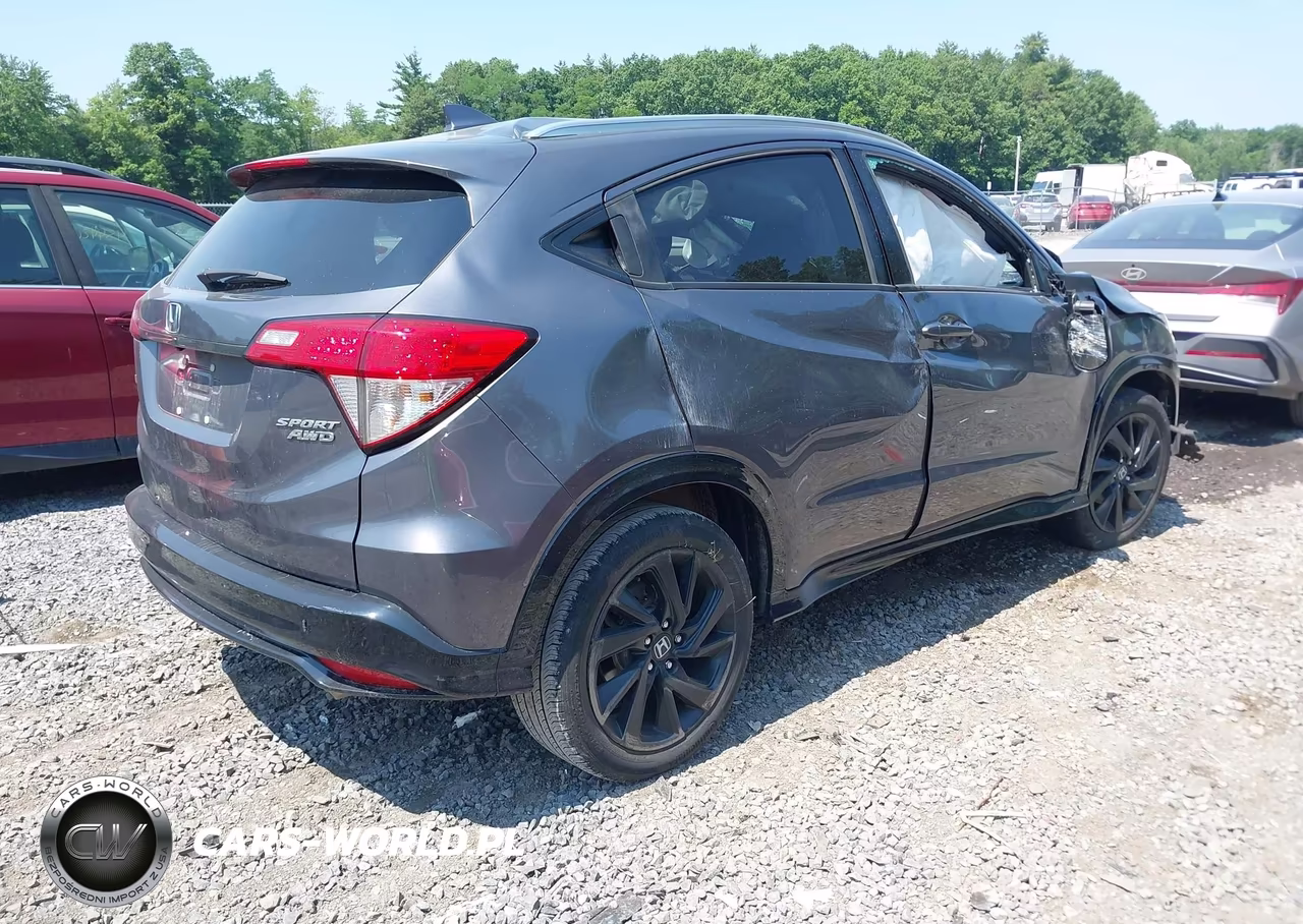 2022 Honda Hr-V Awd Sport VIN:3CZRU6H19NM770613 - 4