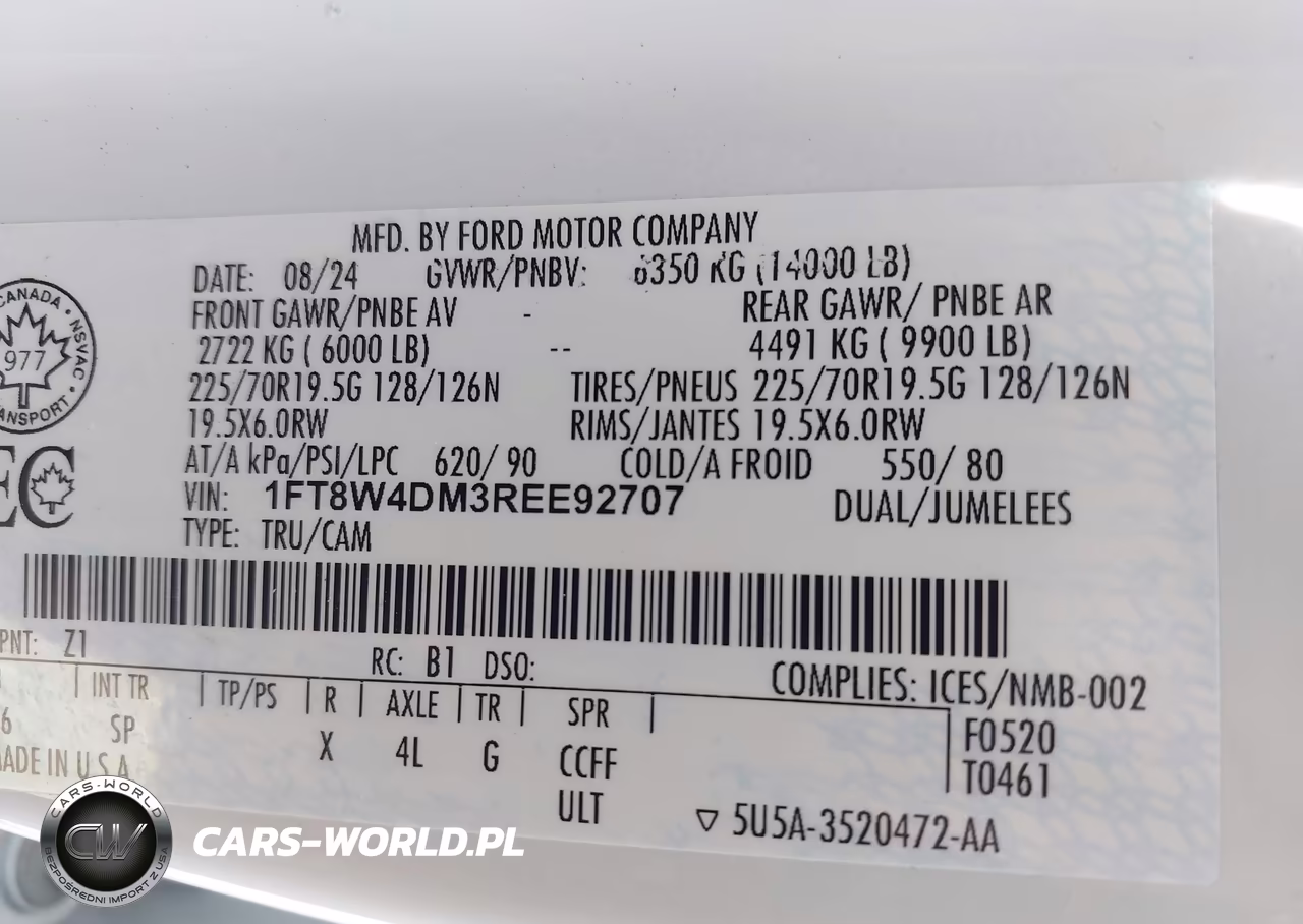 2024 Ford F-450 King Ranch-Lariat-Limited-Platinum-Xl-Xlt VIN:1FT8W4DM3REE92707 - 9