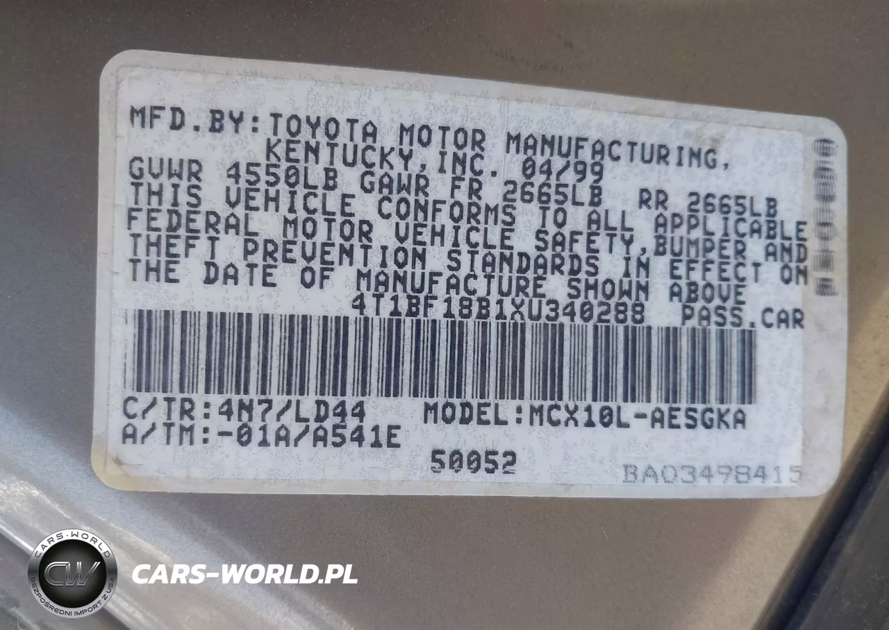 1999 Toyota Avalon Xls VIN:4T1BF18B1XU340288 - 9