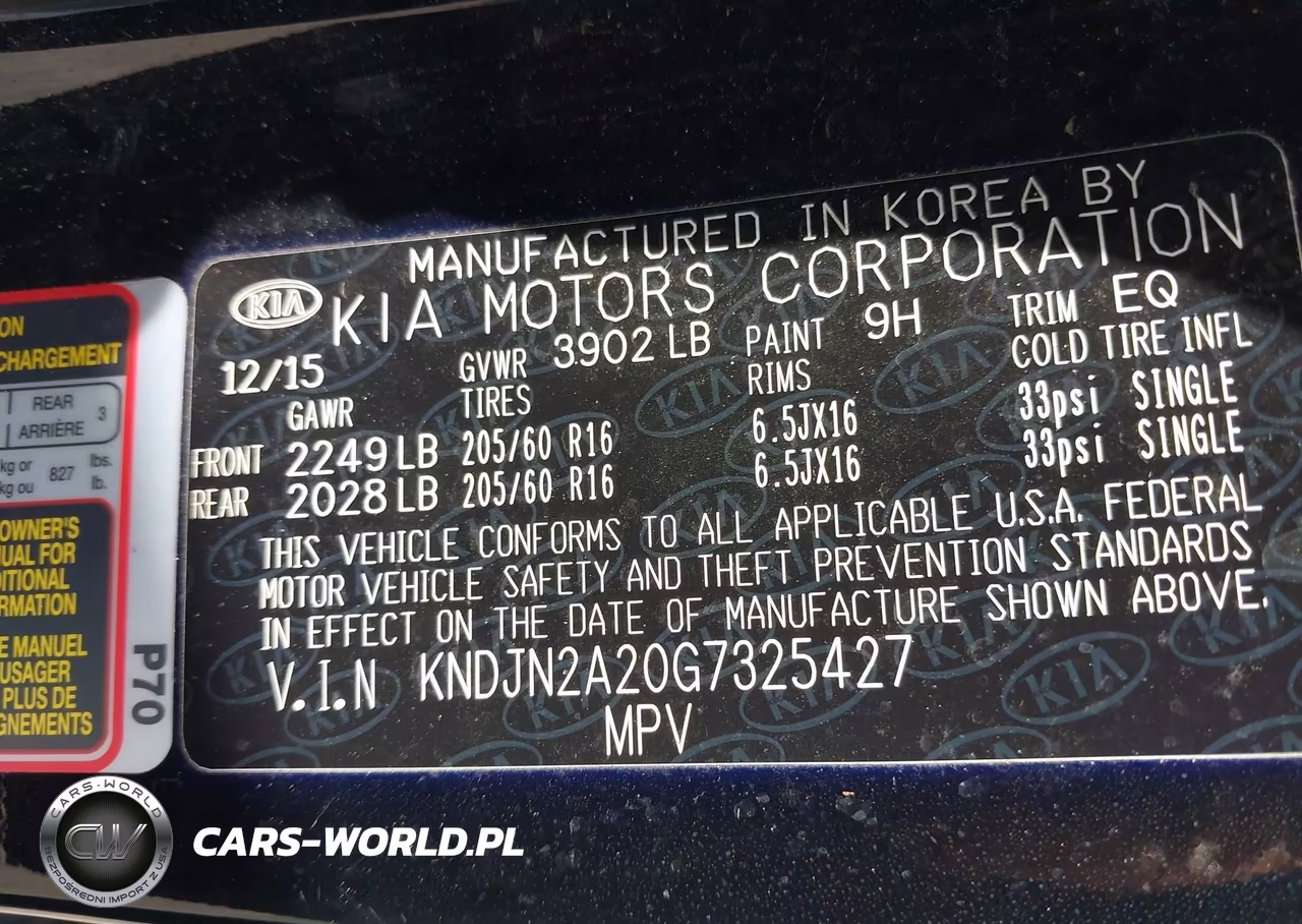 2016 Kia Soul VIN:KNDJN2A20G7325427 - 9