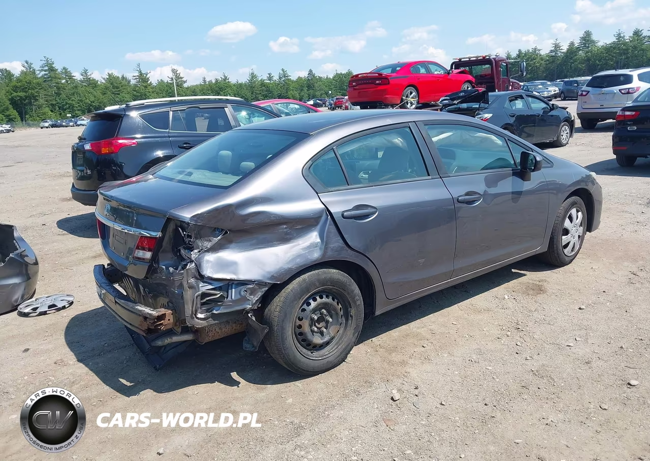 2015 Honda Civic Lx VIN:2HGFB2F54FH509632 - 4