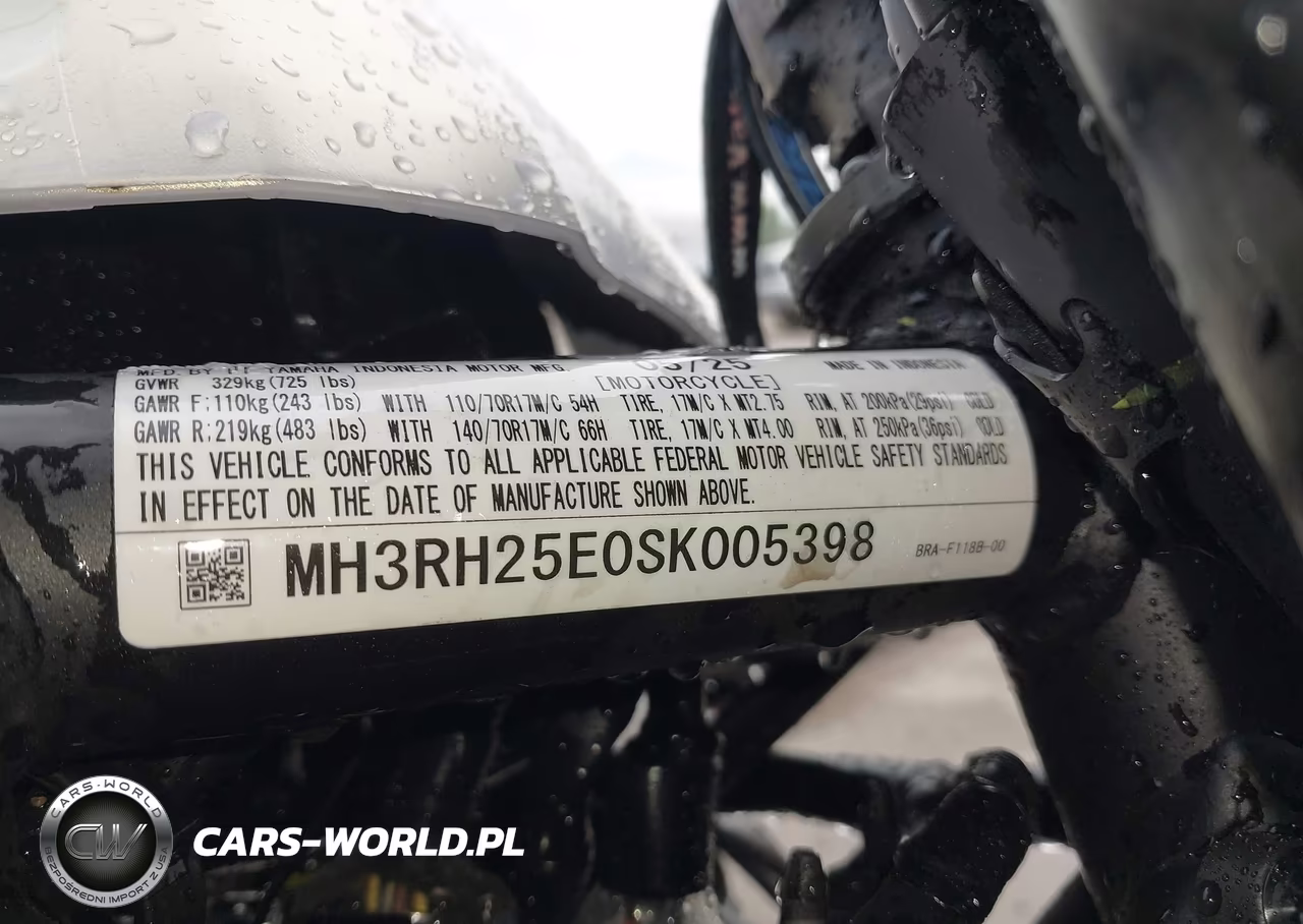 2025 Yamaha Yfz320 A VIN:MH3RH25E0SK005398 - 10