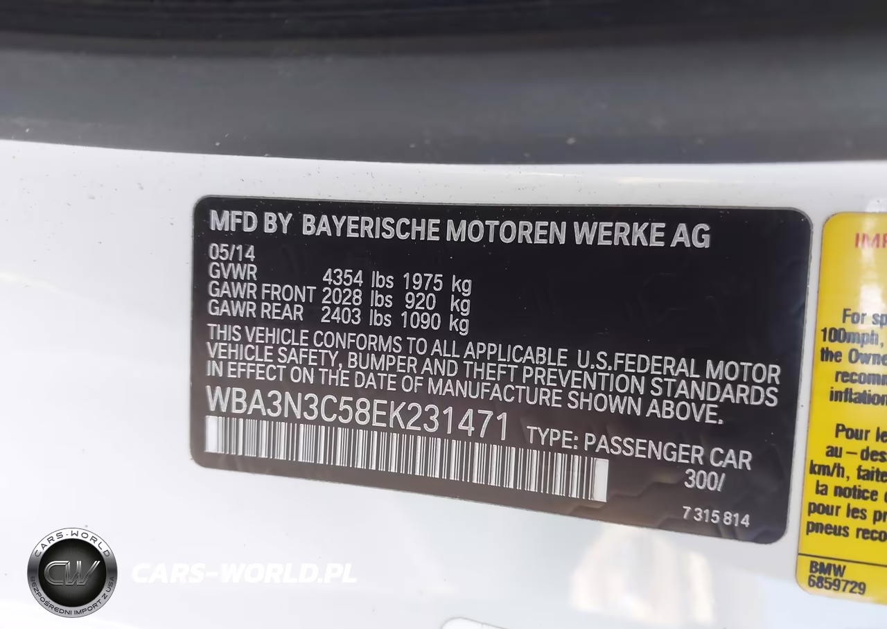 2014 BMW 428I VIN:WBA3N3C58EK231471 - 9