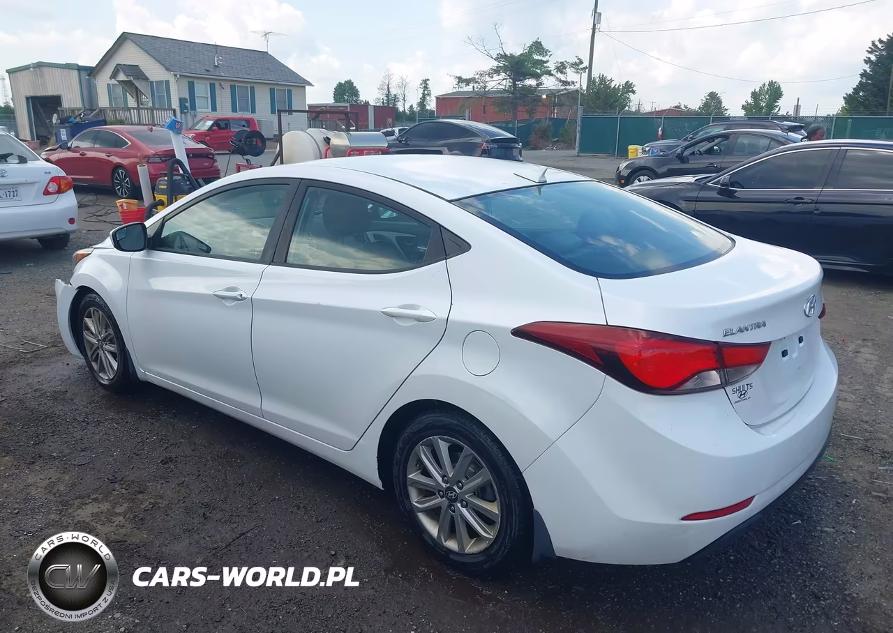 2016 Hyundai Elantra Se VIN:5NPDH4AE5GH667784 - 3