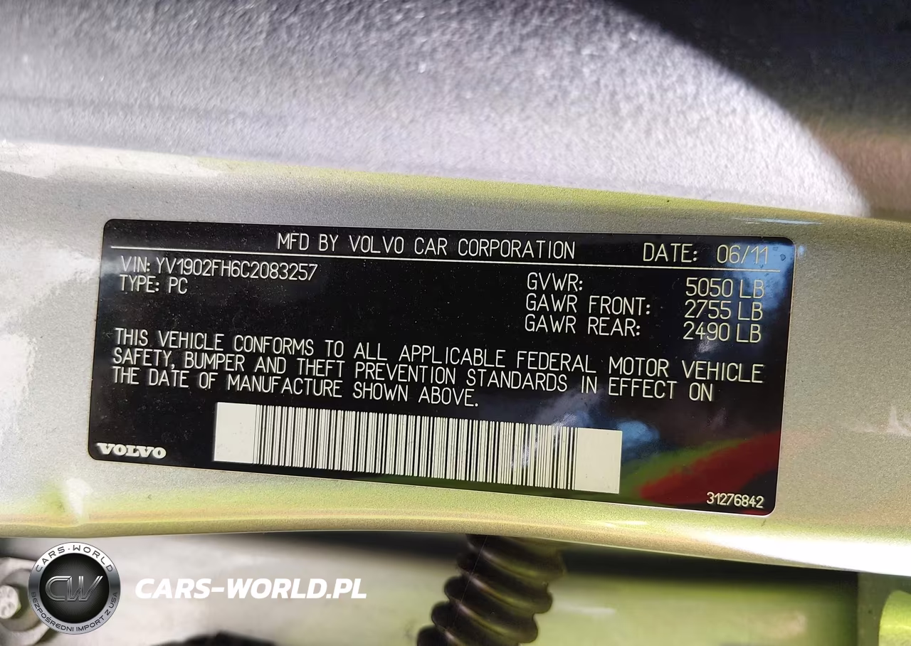 2012 Volvo S60 T6 VIN:YV1902FH6C2083257 - 9