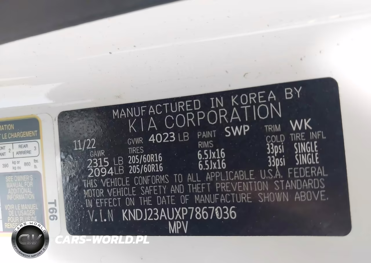 2023 Kia Soul S VIN:KNDJ23AUXP7867036 - 9