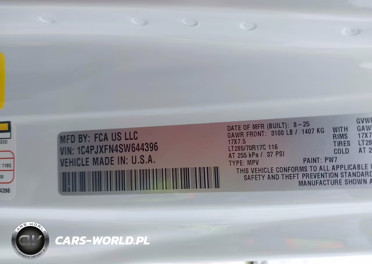 2025 Jeep Wrangler Rubicon VIN:1C4PJXFN4SW644396 - 9