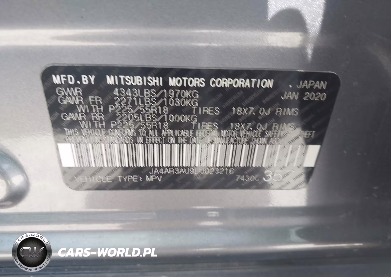 2020 Mitsubishi Outlander Sport 2.0 Se Awc VIN:JA4AR3AU9LU023216 - 9