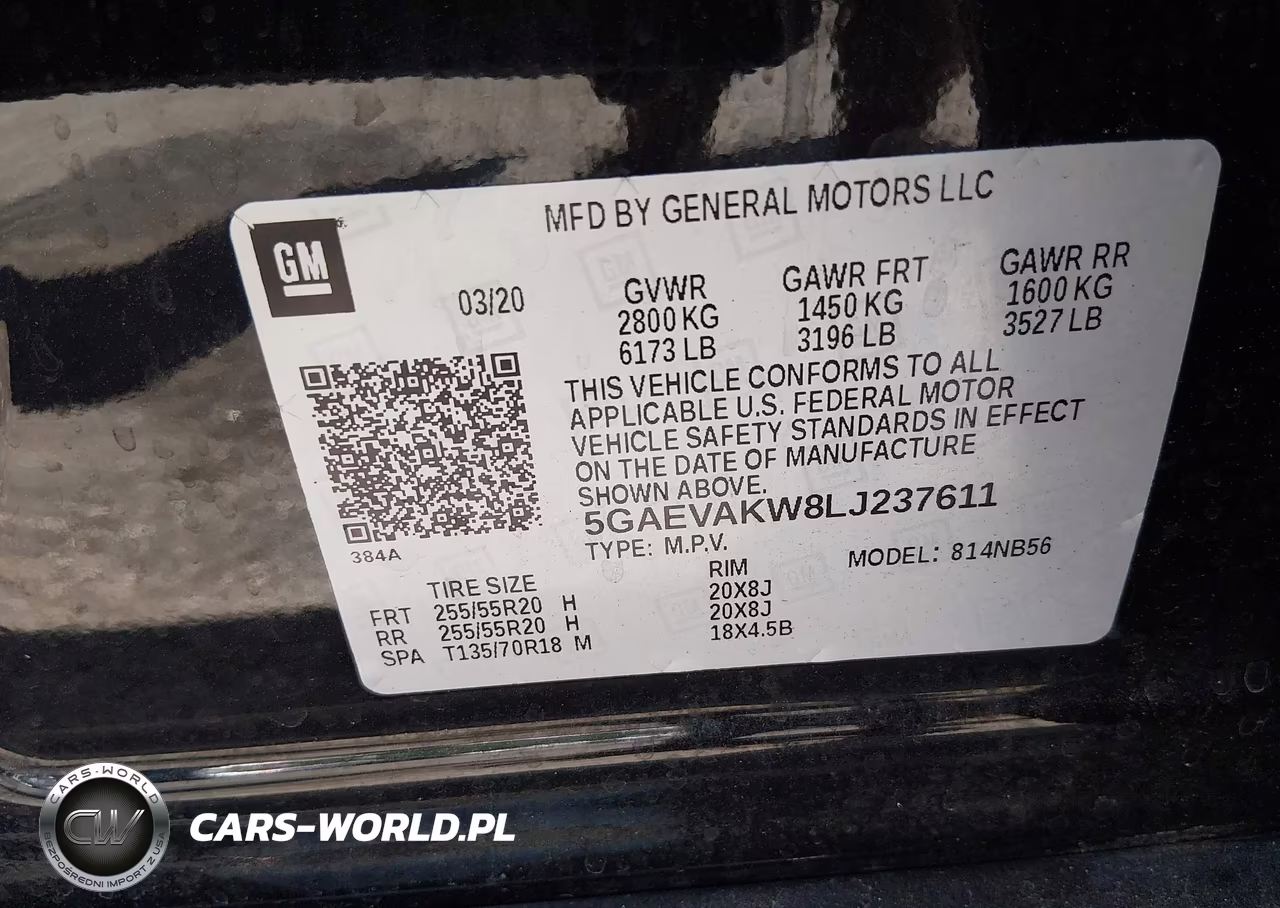 2020 Buick Enclave Awd Essence VIN:5GAEVAKW8LJ237611 - 9