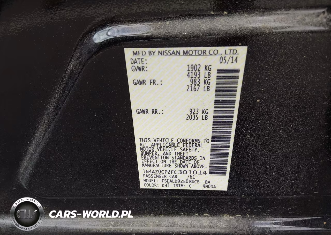 2015 Nissan Leaf Sv VIN:1N4AZ0CP2FC301014 - 9