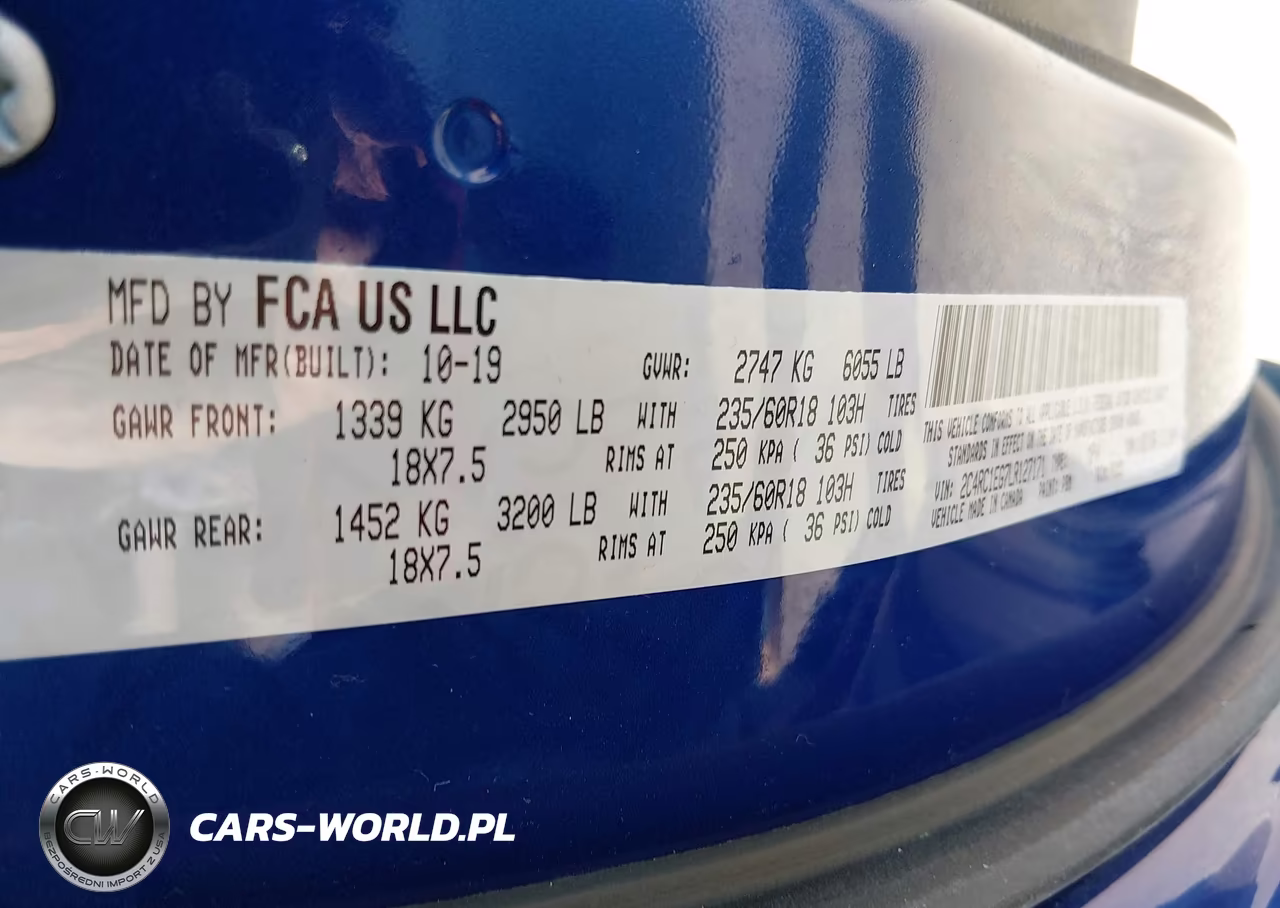 2020 Chrysler Pacifica Touring L Plus VIN:2C4RC1EG7LR127171 - 9
