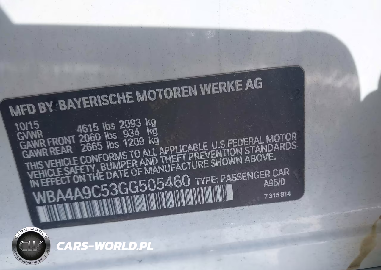 2016 BMW 428I Gran Coupe VIN:WBA4A9C53GG505460 - 9