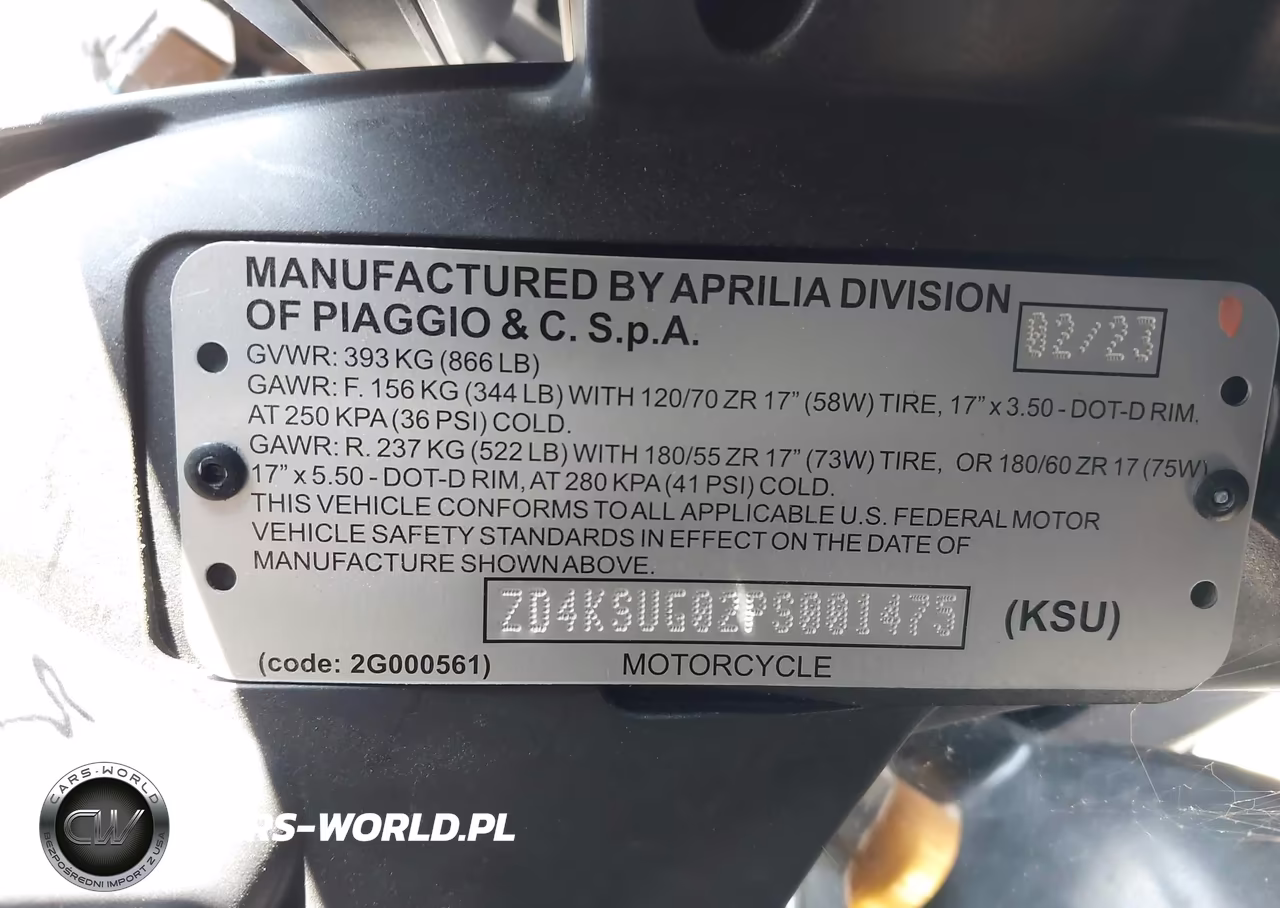 2023 Aprilia Rs 660 VIN:ZD4KSUG02PS001475 - 10