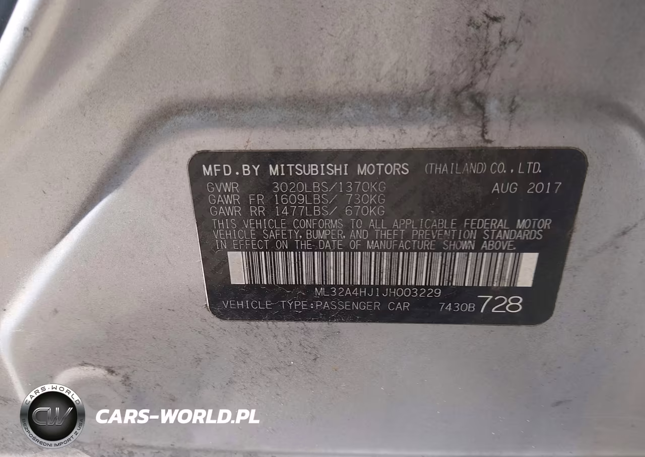 2018 Mitsubishi Mirage Se VIN:ML32A4HJ1JH003229 - 9