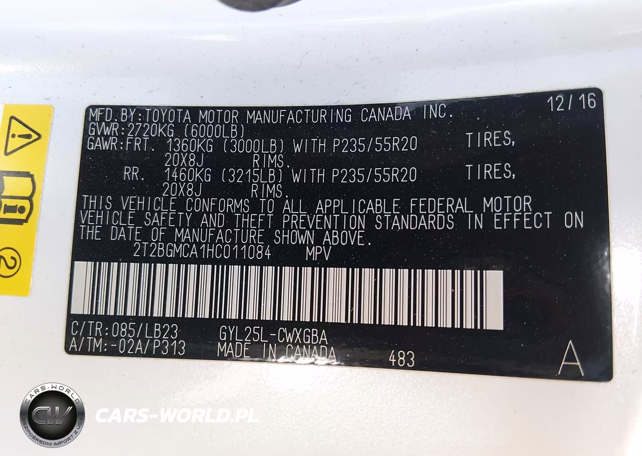 2017 Lexus Rx 450H VIN:2T2BGMCA1HC011084 - 9