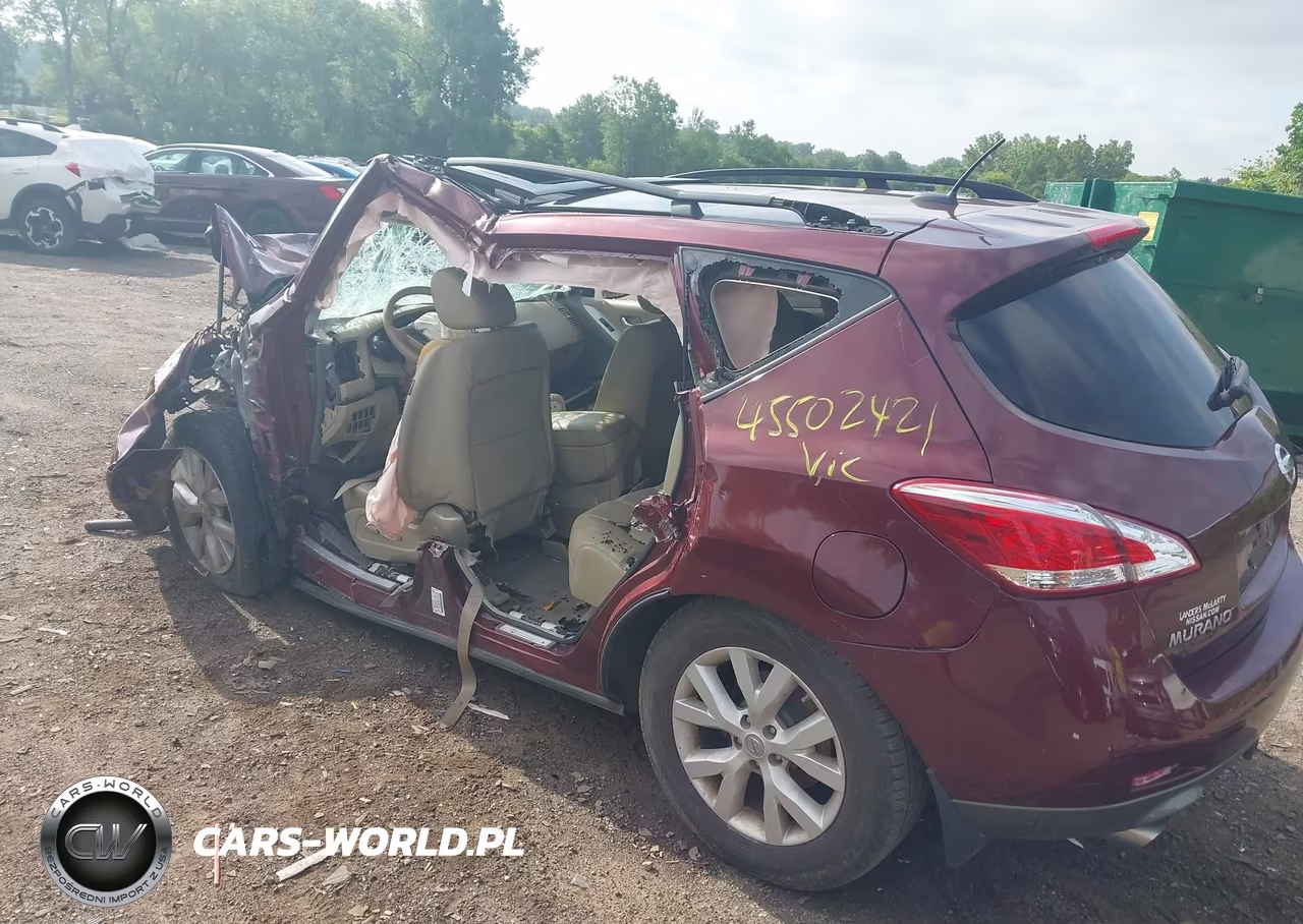 2012 Nissan Murano Sl VIN:JN8AZ1MU0CW106614 - 3
