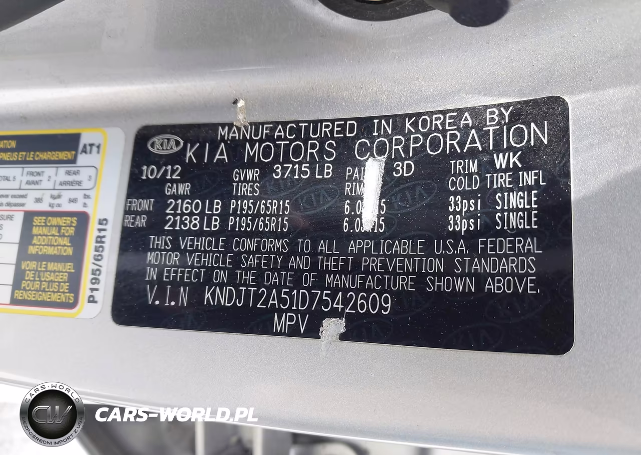 2013 Kia Soul VIN:KNDJT2A51D7542609 - 9