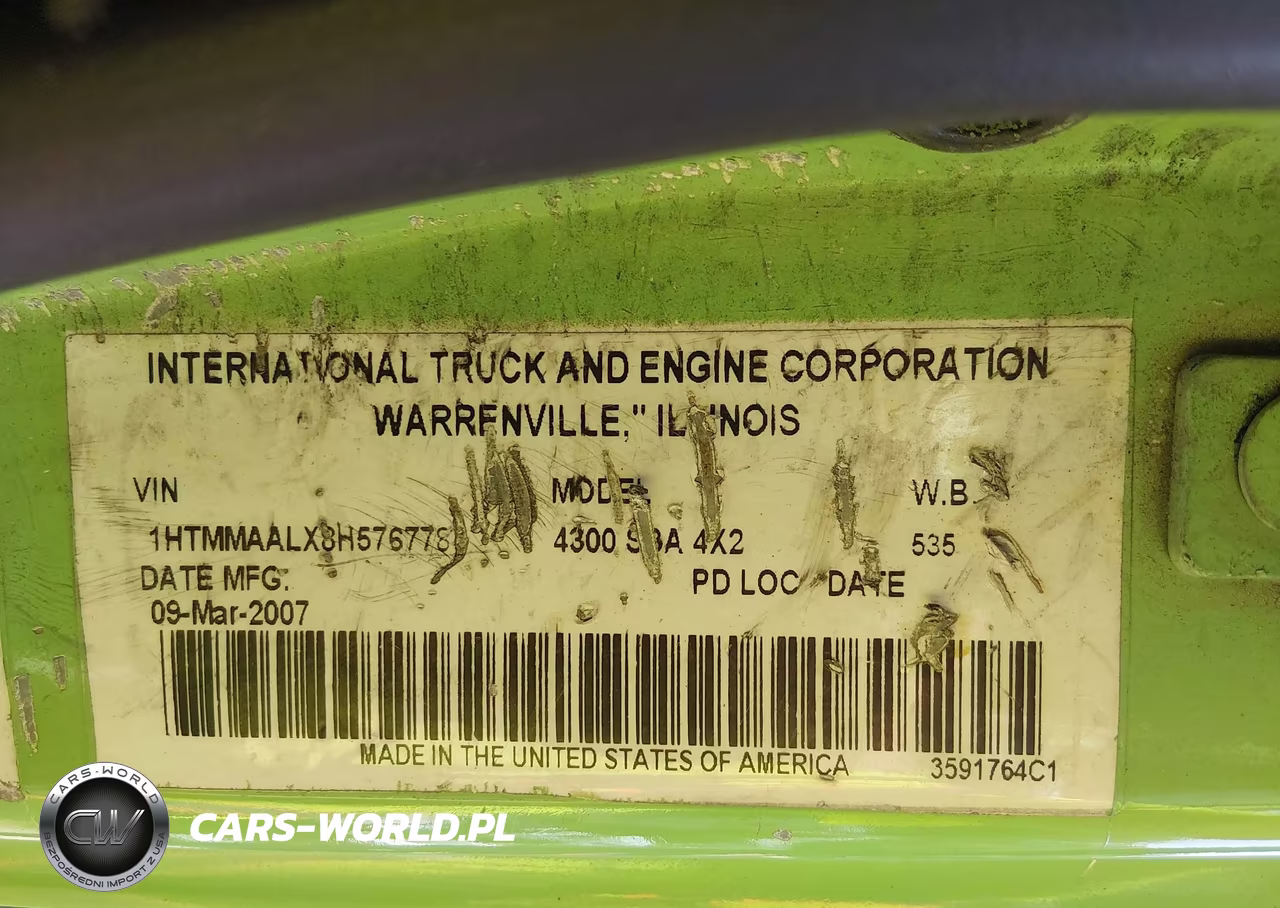 2008 International 4000 4300 VIN:1HTMMAALX8H576778 - 8