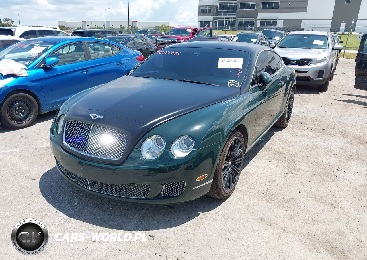 2008 Bentley Continental Gt Speed VIN:SCBCP73W68C058709 - 2