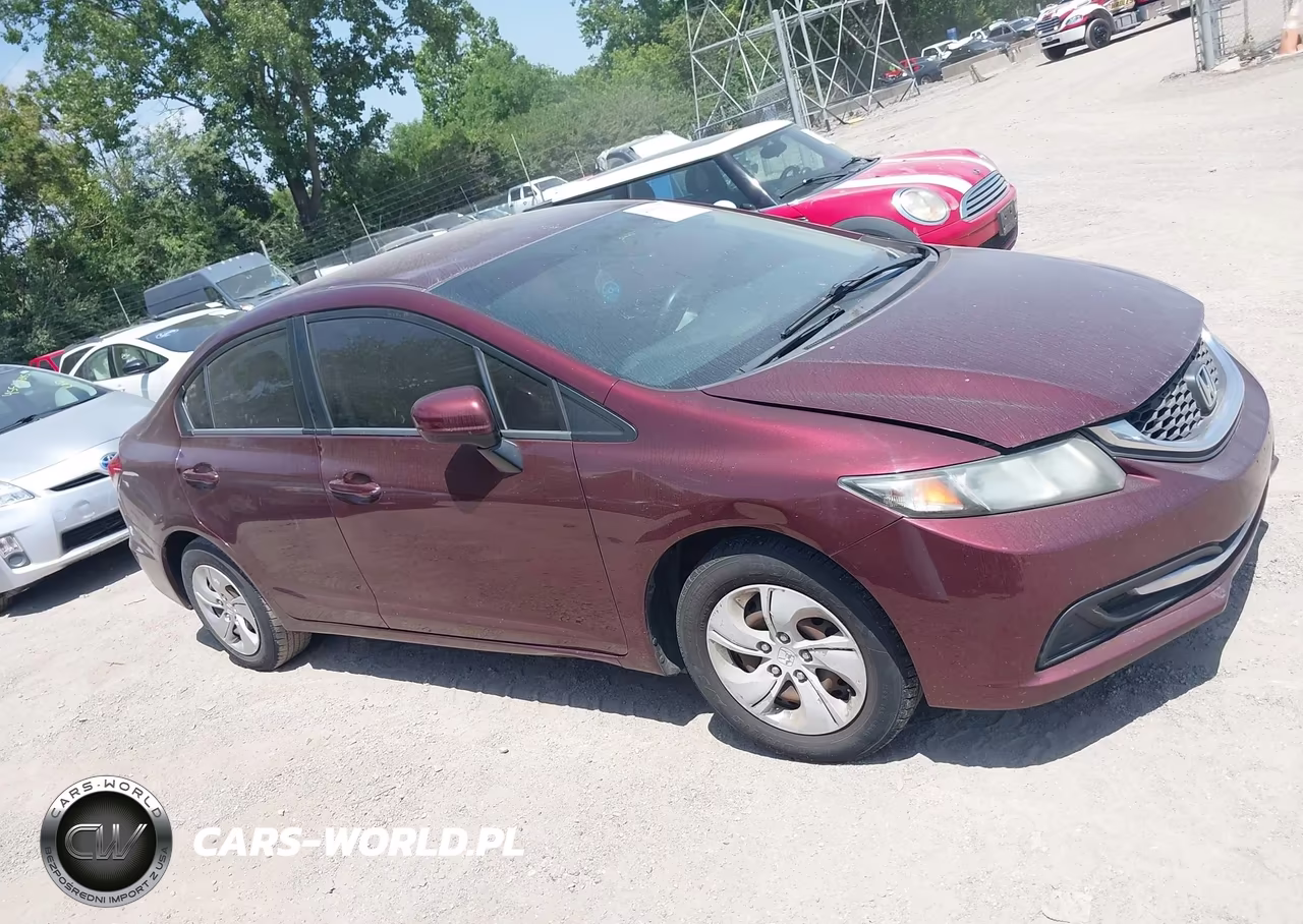 2014 Honda Civic Lx VIN:19XFB2F50EE041357 - 13