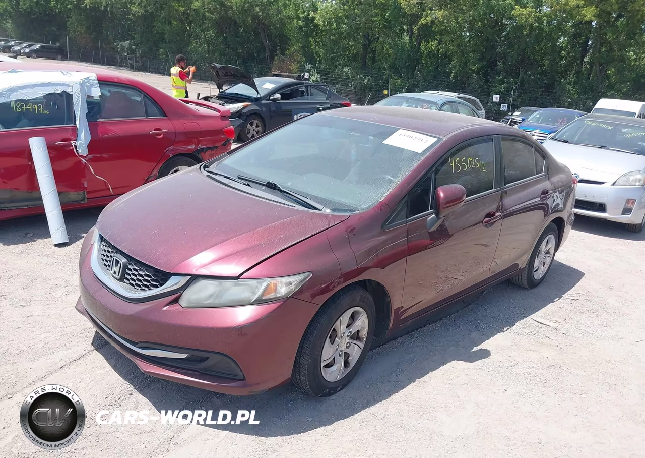 2014 Honda Civic Lx VIN:19XFB2F50EE041357 - 2