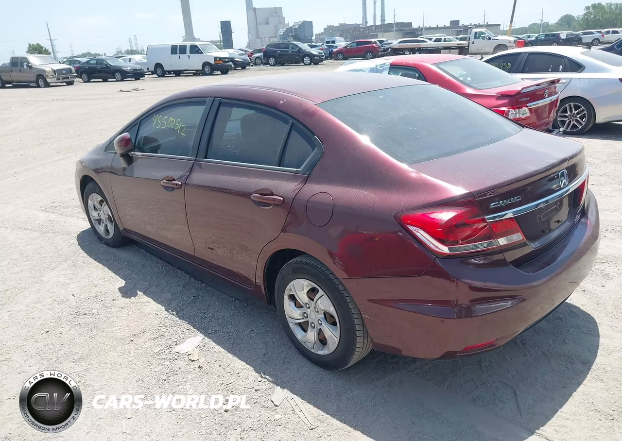 2014 Honda Civic Lx VIN:19XFB2F50EE041357 - 3