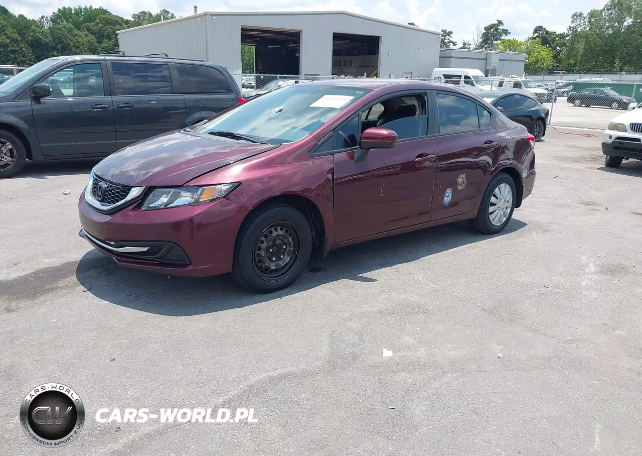 2015 Honda Civic Lx VIN:19XFB2F52FE015442 - 2