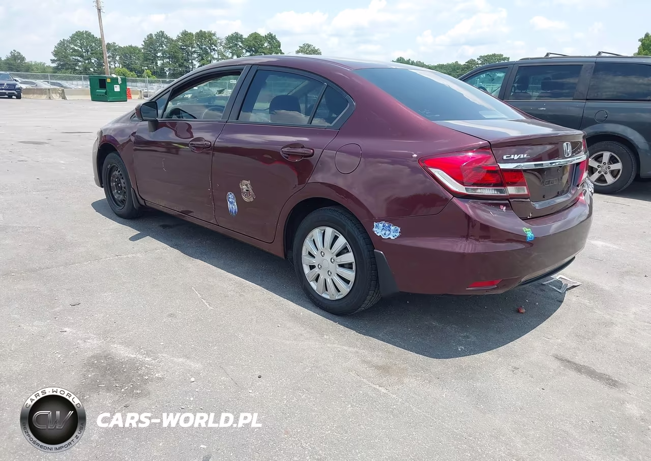 2015 Honda Civic Lx VIN:19XFB2F52FE015442 - 3