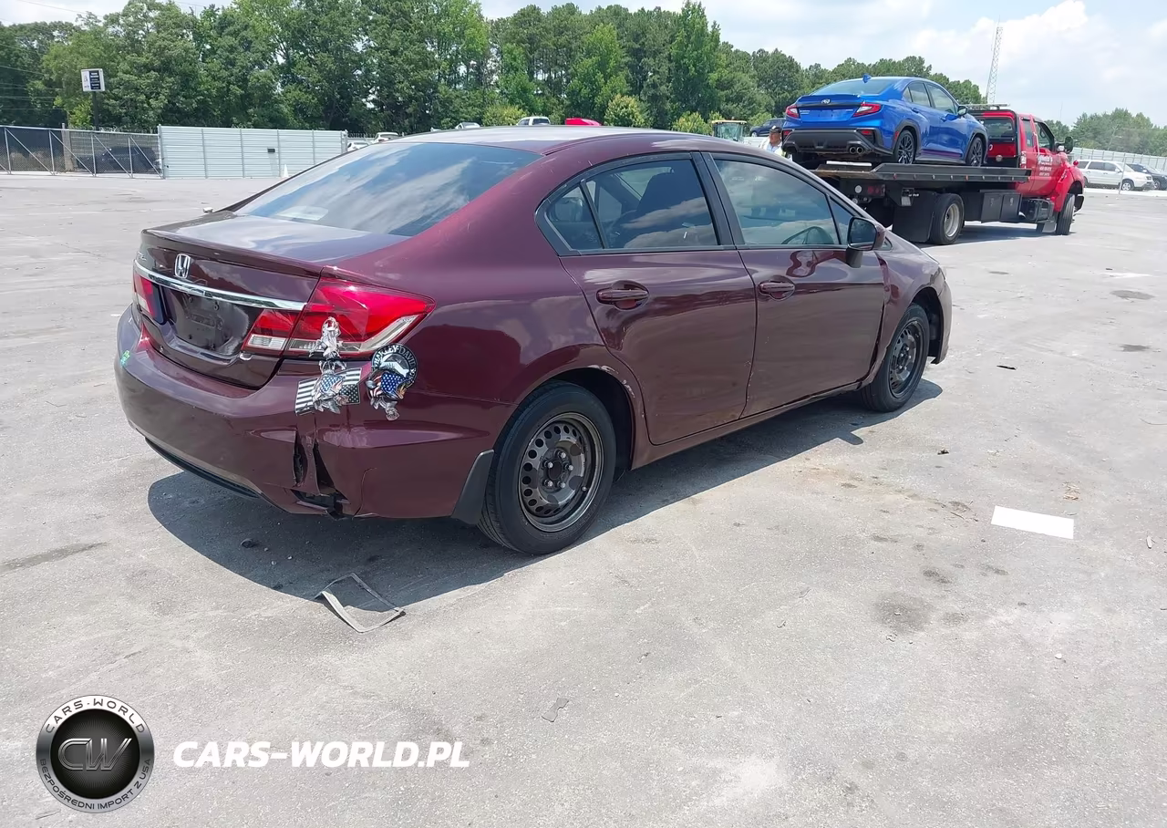 2015 Honda Civic Lx VIN:19XFB2F52FE015442 - 4