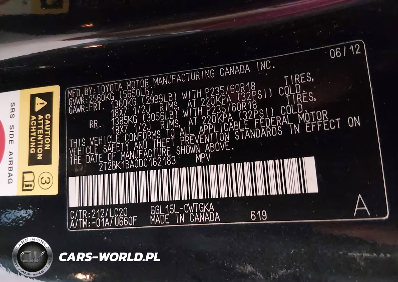 2013 Lexus Rx 350 VIN:2T2BK1BA0DC162183 - 9