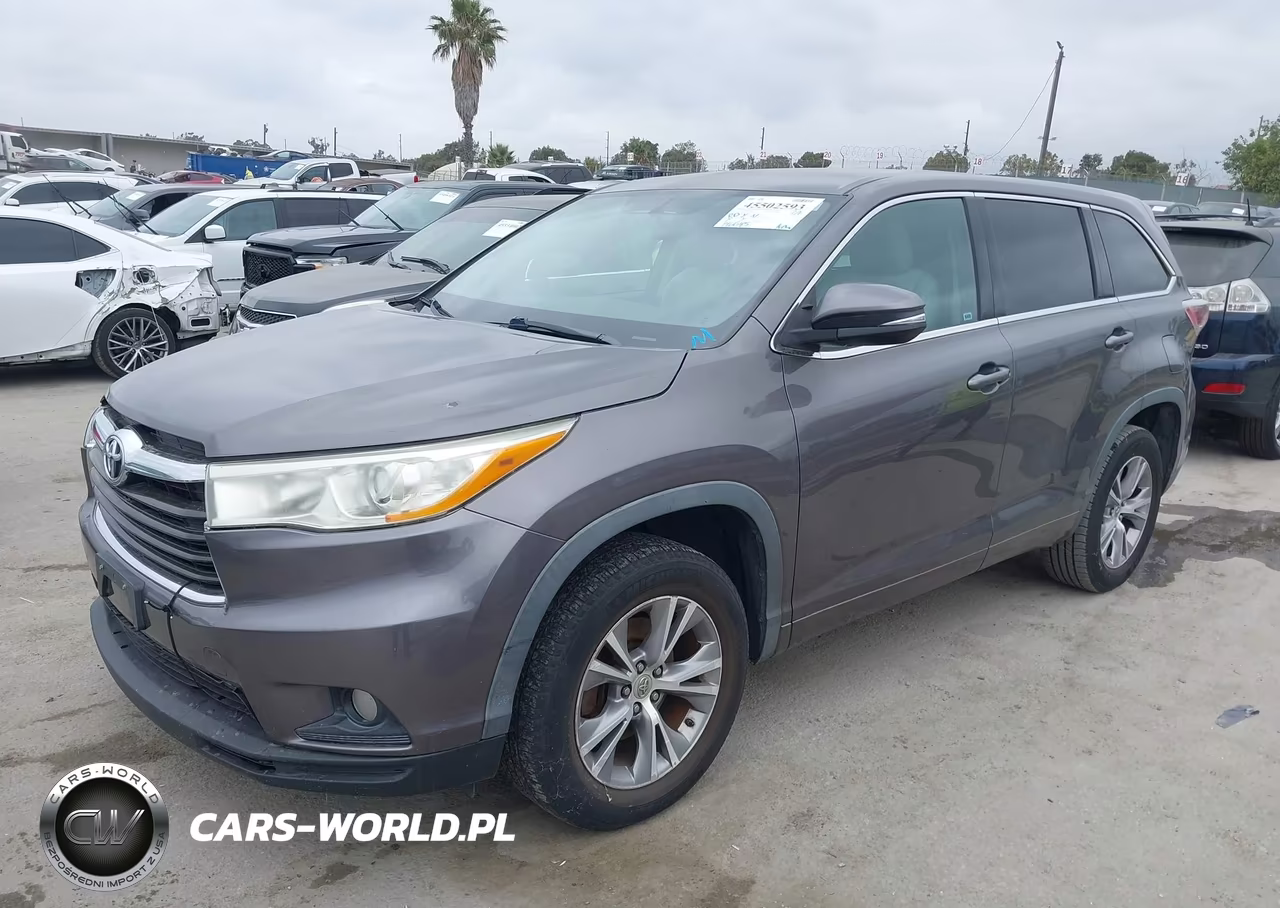 2014 Toyota Highlander Le Plus V6 VIN:5TDZKRFH7ES030538 - 2