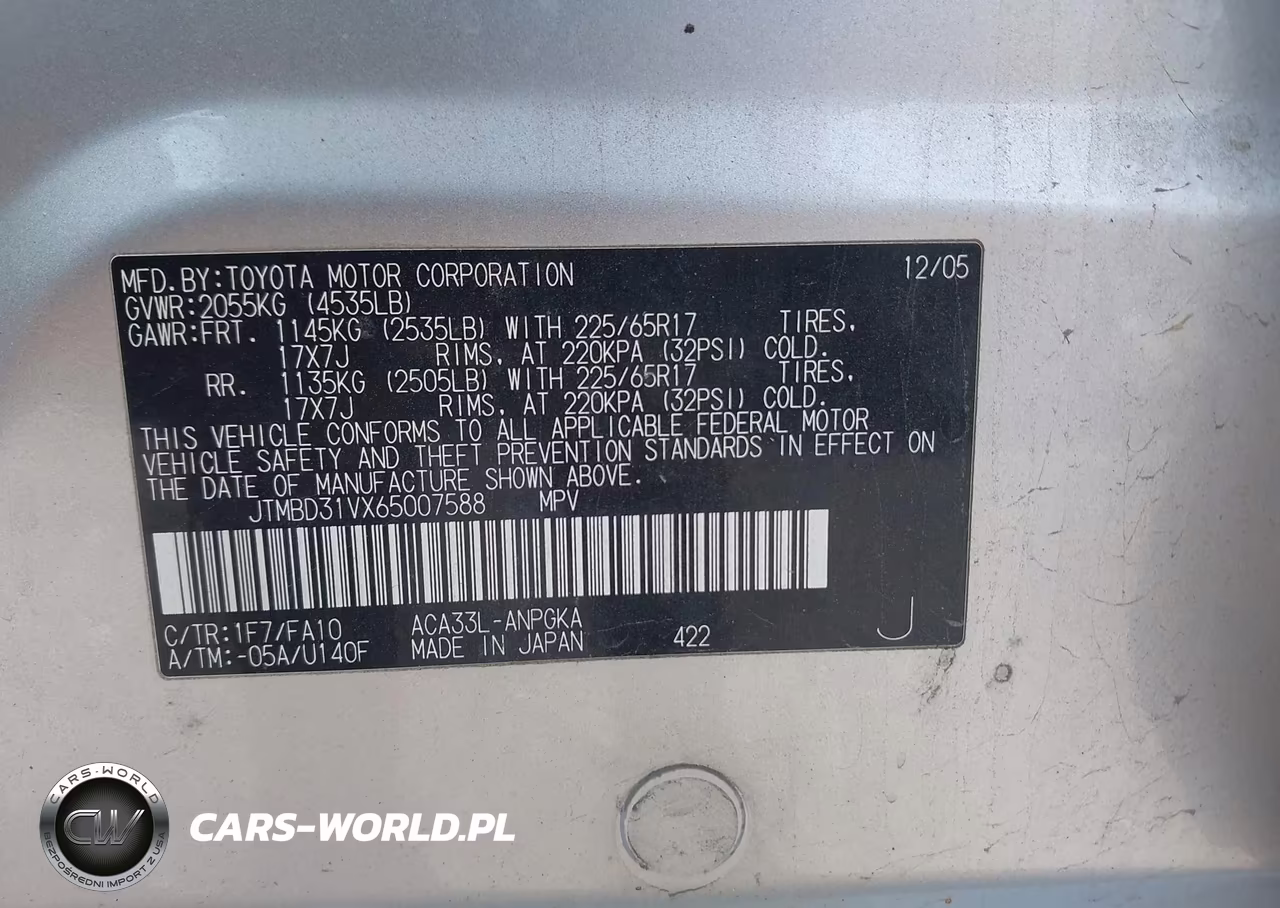 2006 Toyota Rav4 Limited VIN:JTMBD31VX65007588 - 9