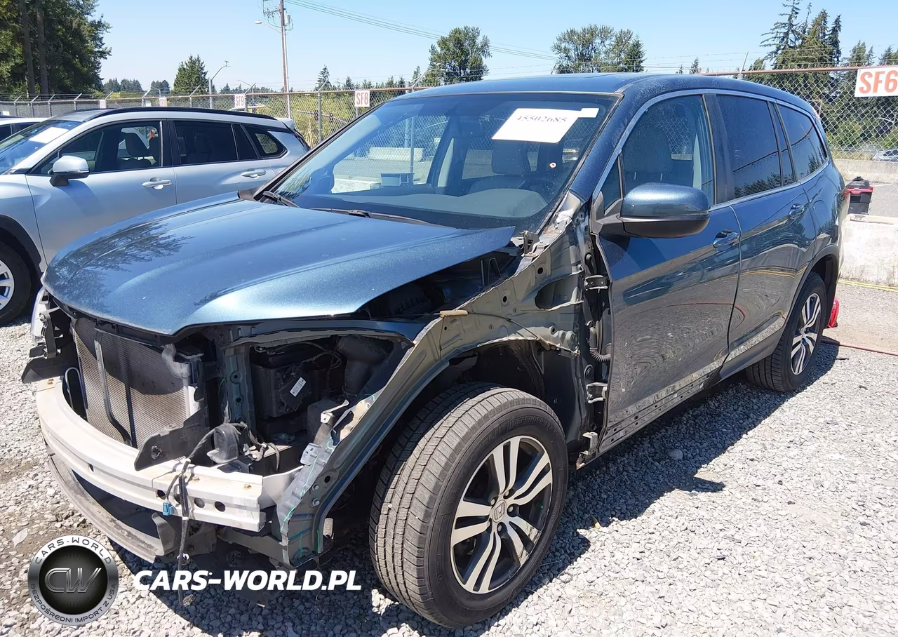 2016 Honda Pilot Ex-L VIN:5FNYF6H54GB023989 - 2