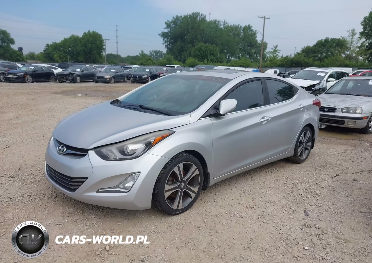 2015 Hyundai Elantra Sport VIN:KMHDH4AH2FU230481 - 2