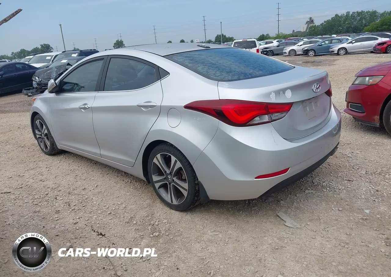2015 Hyundai Elantra Sport VIN:KMHDH4AH2FU230481 - 3