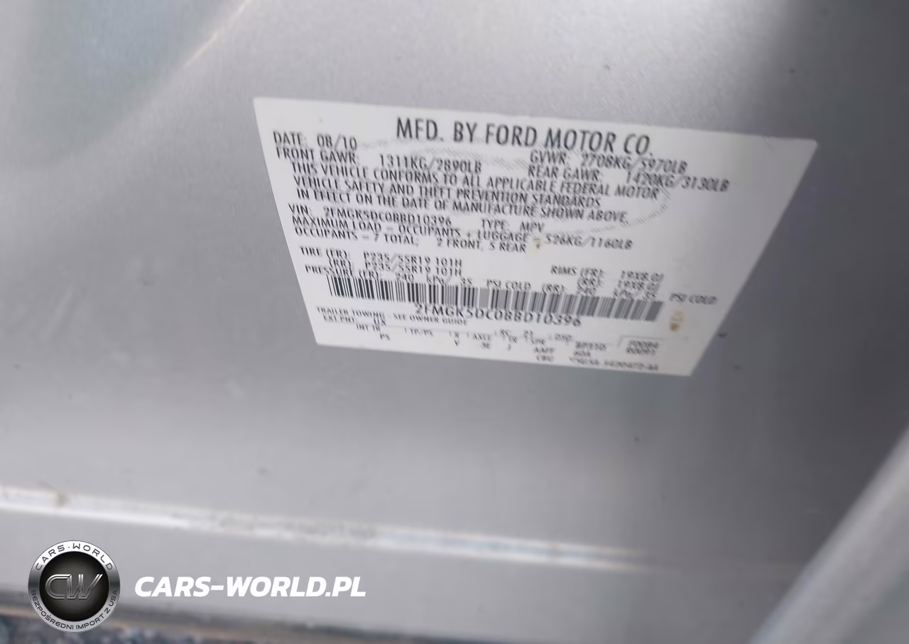 2011 Ford Flex Limited VIN:2FMGK5DC0BBD10396 - 9