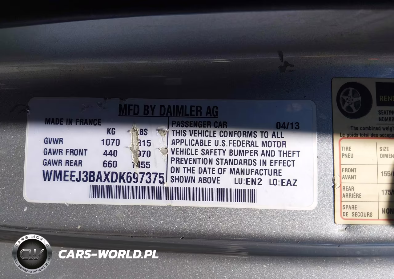 2013 Smart Fortwo Pure VIN:WMEEJ3BAXDK697375 - 9