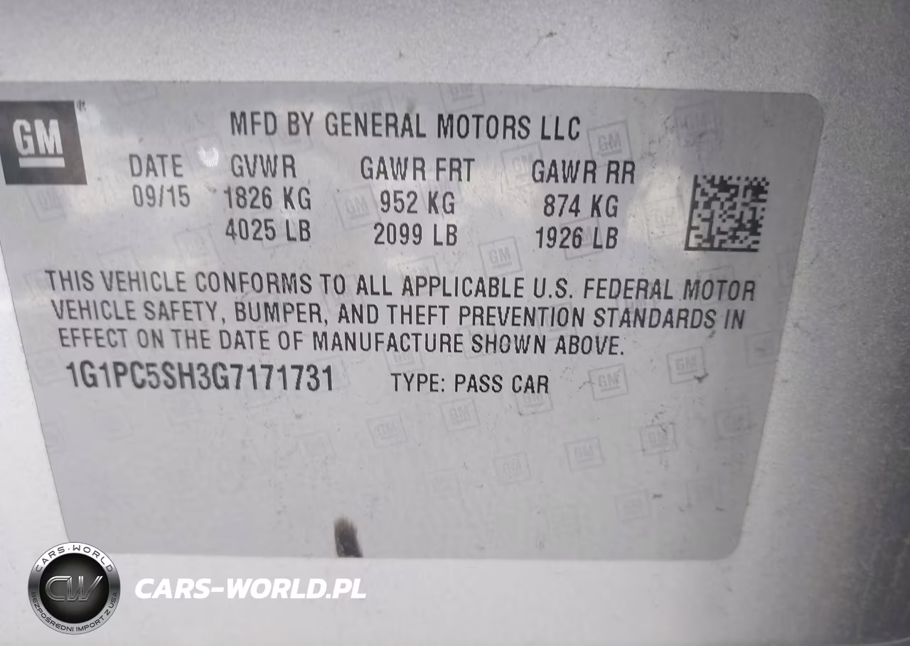 2016 Chevrolet Cruze Limited Ls Auto VIN:1G1PC5SH3G7171731 - 9