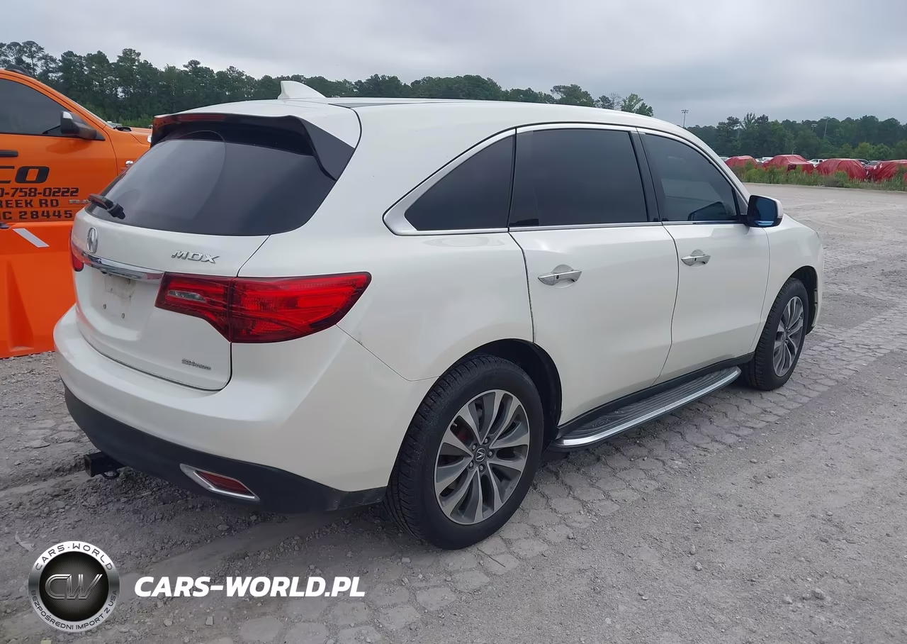 2016 Acura Mdx Technology Entertainment Packages-Technology, Entertainment Acurawatch Plus Packages VIN:5FRYD4H66GB054811 - 4