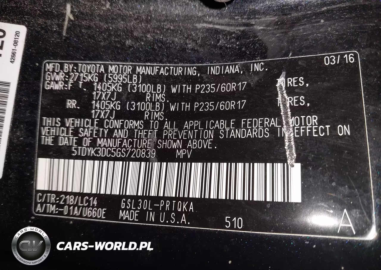 2016 Toyota Sienna Xle 8 Passenger VIN:5TDYK3DC5GS720839 - 9