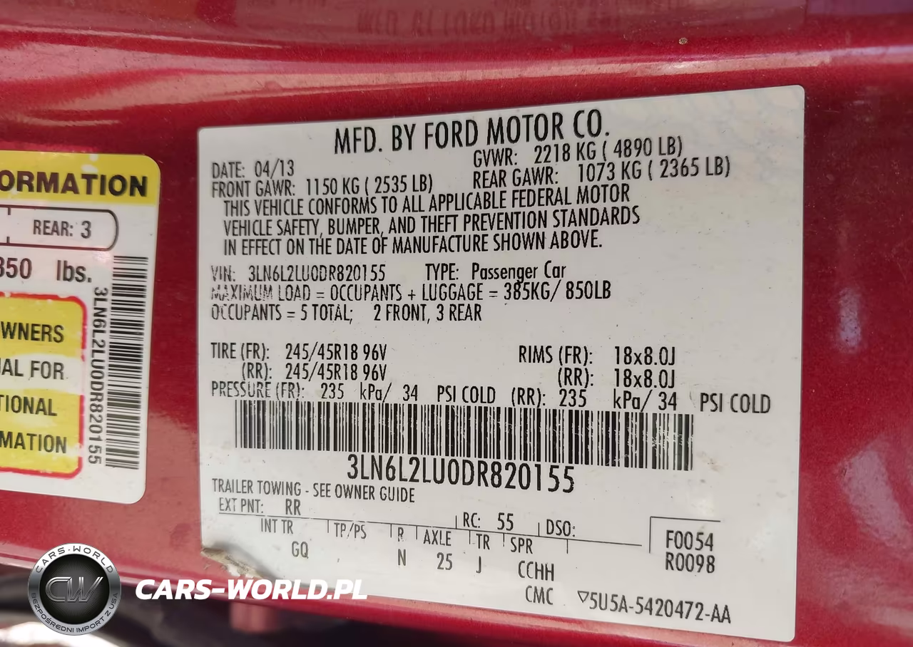 2013 Lincoln Mkz Hybrid VIN:3LN6L2LU0DR820155 - 9