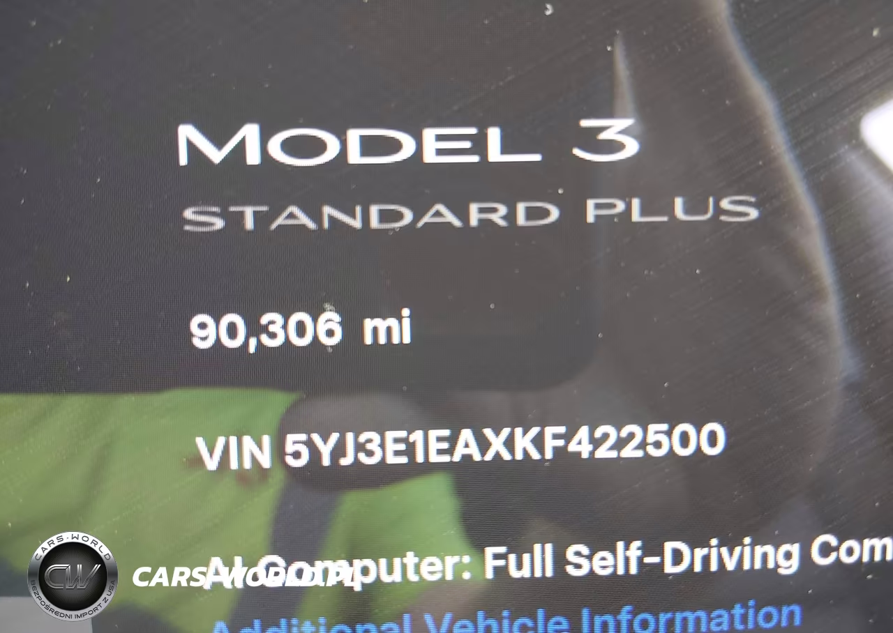 2019 TESLA MODEL 3  VIN:5YJ3E1EAXKF422500 - 15