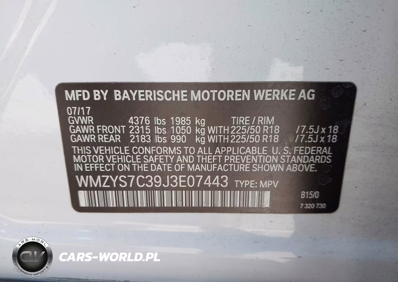 2018 Mini Countryman Cooper VIN:WMZYS7C39J3E07443 - 9