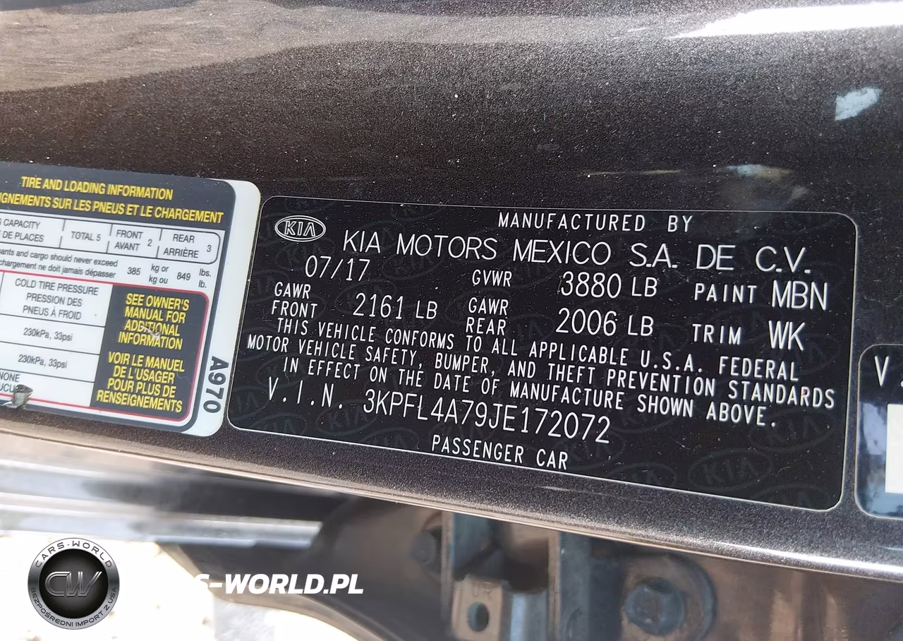 2018 Kia Forte Lx VIN:3KPFL4A79JE172072 - 9