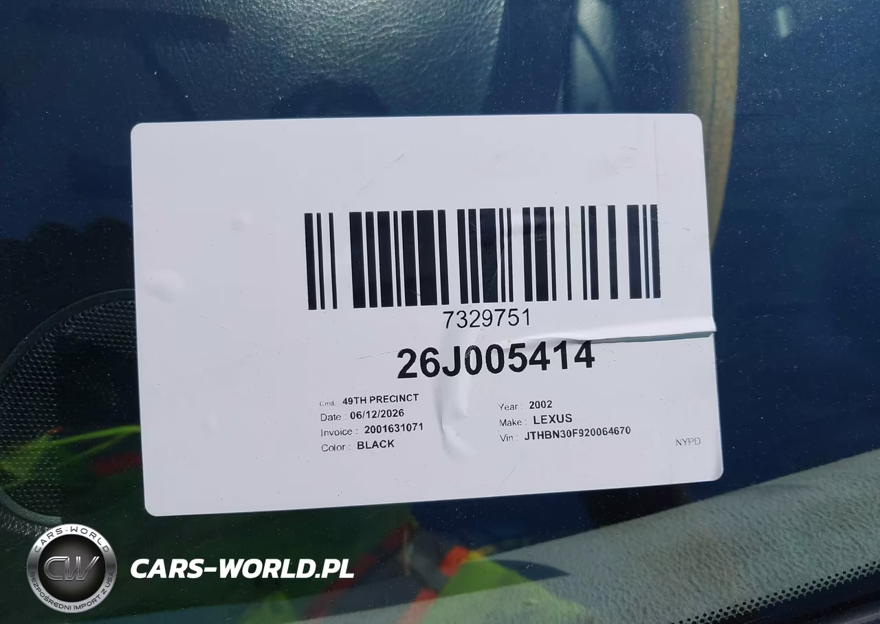 2002 Lexus Ls 430 VIN:JTHBN30F920064670 - 12