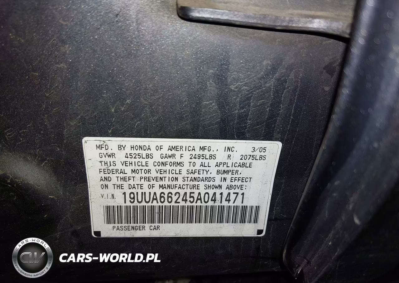 2005 Acura Tl VIN:19UUA66245A041471 - 9